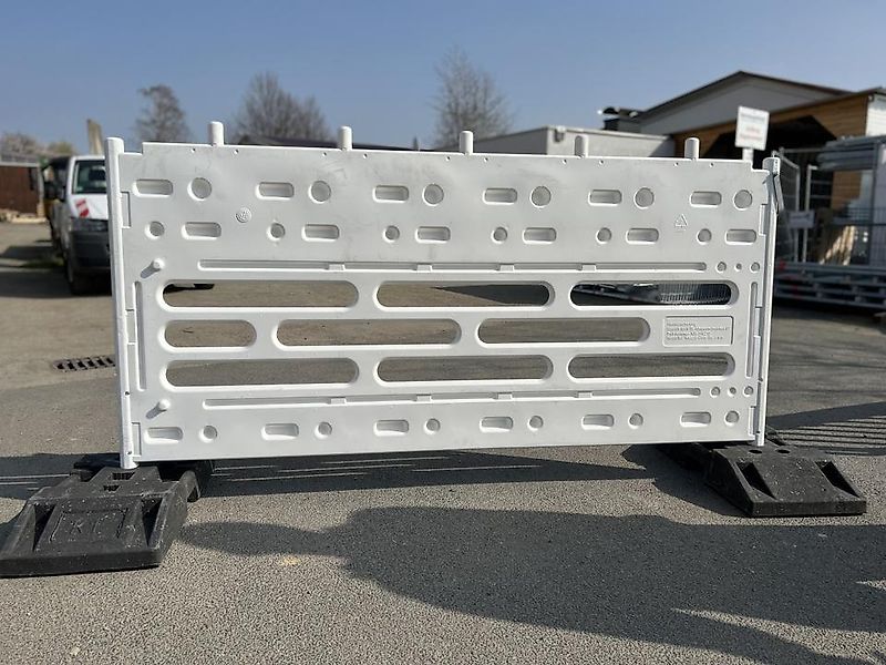 15 X SET Absperrzaun Schrankenzaun Absperrschrankengitter RA2 Absperrtechnik Verkehrssicherheit Nach TL-Absperrschanken 97 DIN Zertifiziert