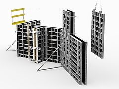 Baukrane Wall formwork (formworks compatible with RASTO, MidiBox, Bauframe und Rhino)