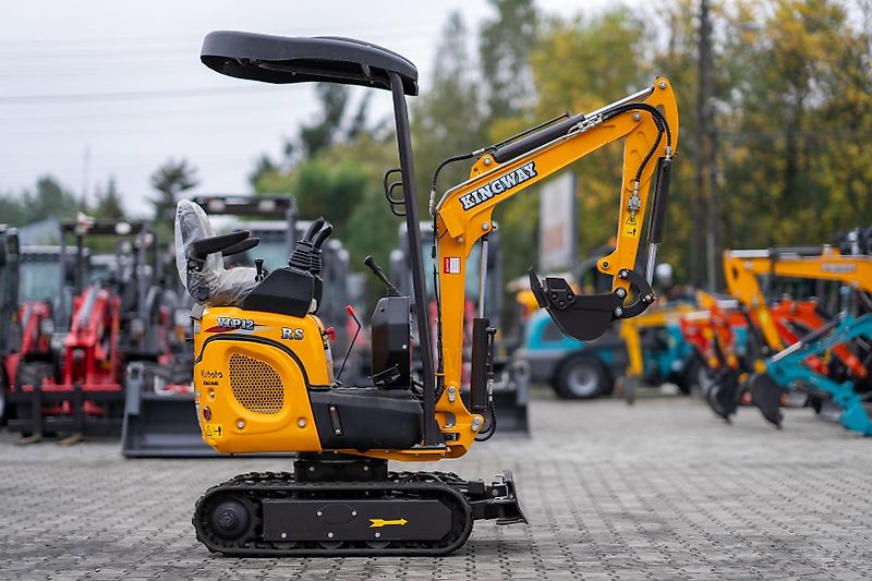 KINGWAY DEUTSCHLAND e. K. ANGEBOT Minibagger VIP 12 RS KUBOTA JOYSTICK Kingway Deutschland