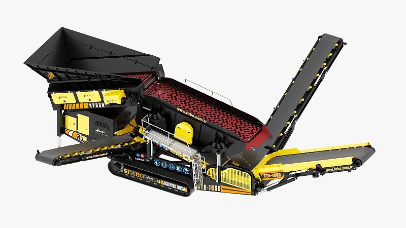 Fabo FTB 1550 Scalping Screen With Apron Feeder | Ready in Stock