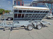Eduard Dreiseitenkipper 3500 kg Alu mit Laubgitter E-Pumpe Kipper