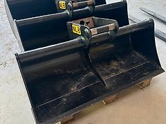 NLB Grabenräumschaufel MS01 1000mm 95 Liter Minibagger