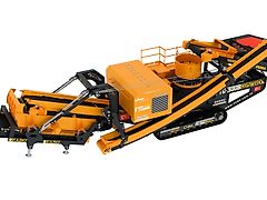 Fabo Mobile cone crusher with post screen FTC300S