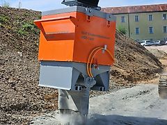 Wolf Technik für Baumaschinen WBS.1400 Bindemittelstreuer, Kalkstreuer, Bodenaufbereitung, Kalk fräsen