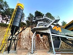 Fabo 60 m³/h Mobile Concrete Batching Plant