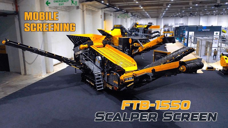 Fabo FTB 1550 Scalping Screen With Apron Feeder | Ready in Stock