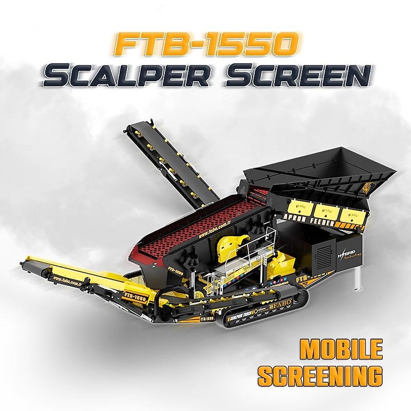 Fabo FTB 1550 Scalping Screen With Apron Feeder | Ready in Stock