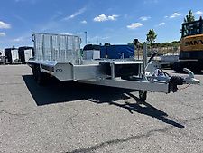 Baggeranhänger Anhänger 3500kg Tandem Vlemmix Alu Staubox