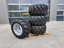 Radsatz Breitreifen Mobilbagger 500/45R20 Terex TW85 TW75 TW70 Schaeff HML32 HML23 B95W TW95 Radlader Wacker Neuson Kramer Weidemann Takeuchi TB175W Reifen Räder Komplettradsatz 500/45-20 Ballonreifen