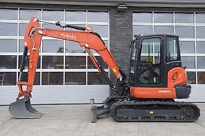 Kubota ist weltbekannt für die Herstellung von Minibaggern.